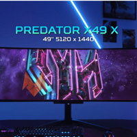 Игровой монитор Acer Predator X49 X QD-OLED: 48,9" / 240 Гц
