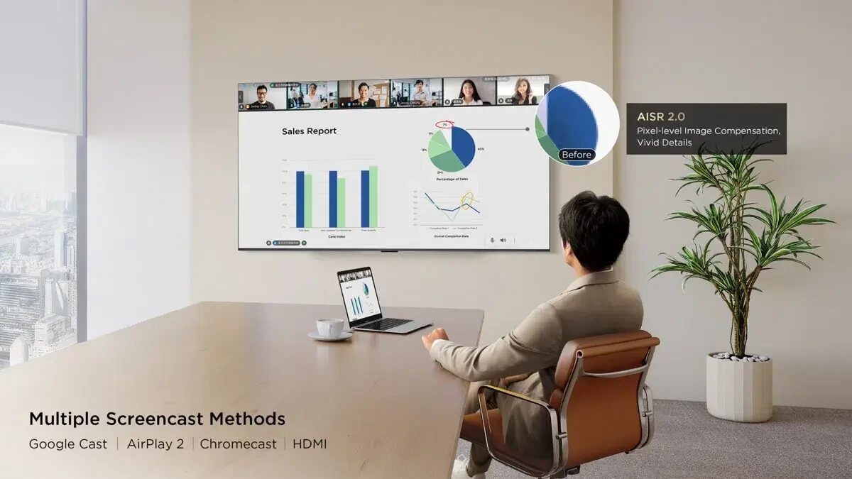 Телевизор iFFALCON U85A 2026 AI Office Agent Mytexno