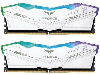 Оперативная память 32 Gb 7000 MHz Team Group T-FORCE DELTA RGB White (FF4D532G7000HC34ADC01)