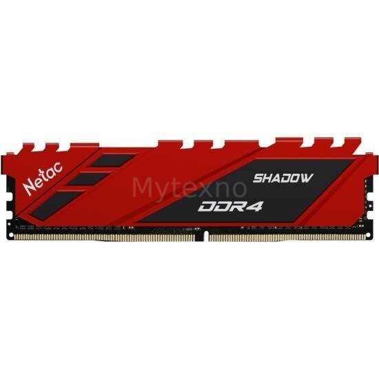 Оперативная память 8 Gb 3600 MHz NETAC SHADOW Red (NTSDD4P36SP-08R)