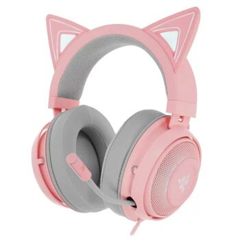 Проводные наушники Razer Kraken Kitty розовый