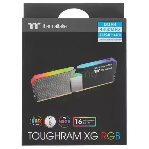 Оперативнаяпамять16Gb4400MHzThermaltakeTOUGHRAMXGRGBBlack(R016D408GX2-4400C19A)_4