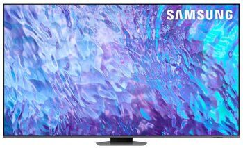 98" (245 см) LED-телевизор Samsung QE98Q80CAUXRU серебристый