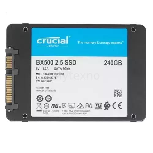 ТвердотельныйнакопительCRUCIAL240GbBX500CT240BX500SSD1_2