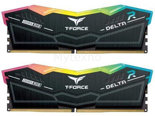 Оперативная память 48 Gb 7600 MHz Team Group T-FORCE DELTA RGB Black (FF3D548G7600HC36EDC01)