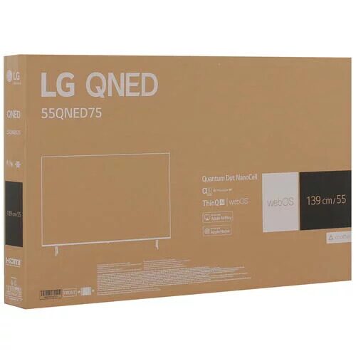 55(138см)LED-телевизорLG55QNED756RAчерный_7_5438099