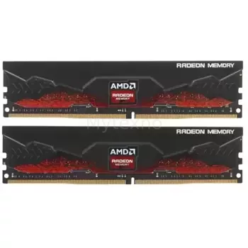 Оперативная память 64 Gb 3200 MHz AMD DIMM R9 GAMERS SERIES Black (R9S464G3206U2K)