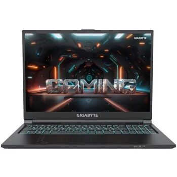 Ноутбук GIGABYTE G6 MF Intel Core i7 12650H 2300MHz/16/1920x1200/16GB/512GB SSD/NVIDIA GeForce RTX 4050 6GB/Wi-Fi/Bluetooth/Windows 11 Home (MF-G2KZ853SH) Black