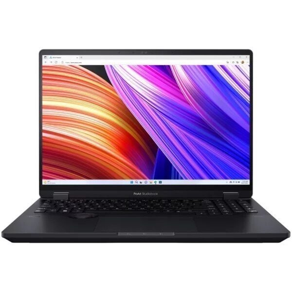 ASUS ProArt Studiobook 16 OLED H7604JI-MY088X Intel Core i9 13980HX 2200MHz/16/3200x2000/64GB/2048GB SSD/NVIDIA GeForce RTX 4070 8GB/Wi-Fi/Bluetooth/Windows 11 Pro (90NB0ZD2-M00A10) Black