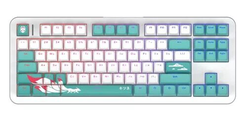 Клавиатура проводная Red Square Alumix TKL Classic Kitsune White  [RSQ-20052]