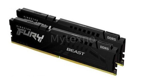 Оперативная память 16 Gb 6000 MHz Kingston FURY BEAST EXPO Black (KF560C36BBEK2-16)