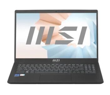 MSI Modern 15 B13M-608RU Intel Core i5 1335U 1300MHz/15.6/1920x1080/16GB/512GB SSD/Intel Iris Xe Graphics/Wi-Fi/Bluetooth/Windows 11 Home (9S7-15H112-608) Black