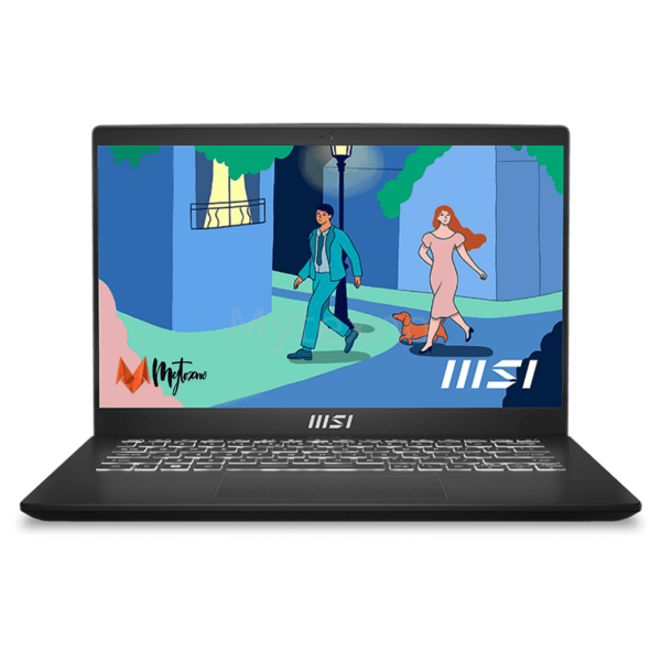 14" Ультрабук MSI Modern 14 C12M-233XRU черный