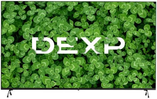 65" (164 см) LED-телевизор DEXP 65UCY3 черный