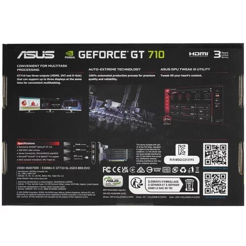 ВидеокартаASUSGeForceGT710SilentLPEVO[GT710-SL-2GD3-BRK-EVO]_8_5434428