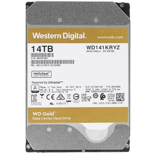 14 ТБ Жесткий диск WD Gold [WD141KRYZ]