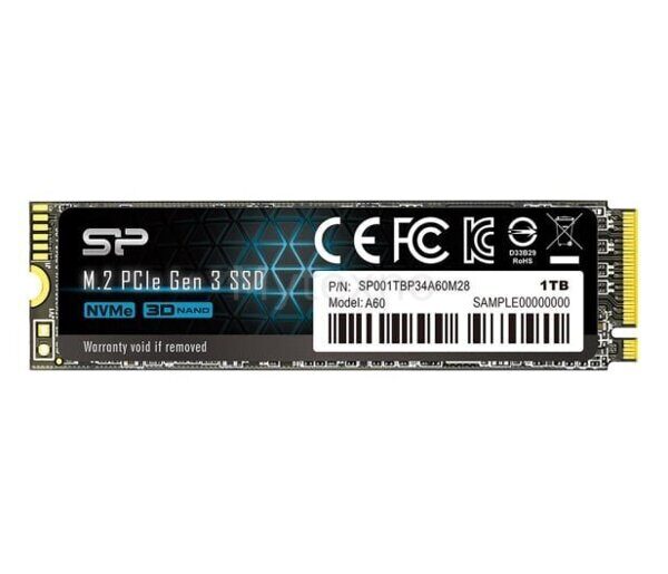Silicon Power 1TB M.2 PCIe NVMe A60 / SP001TBP34A60M28