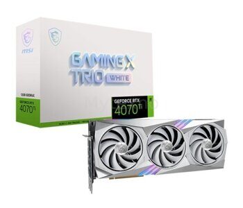 MSI GeForce RTX 4070 Ti GAMING X TRIO WHITE 12G GDDR6X