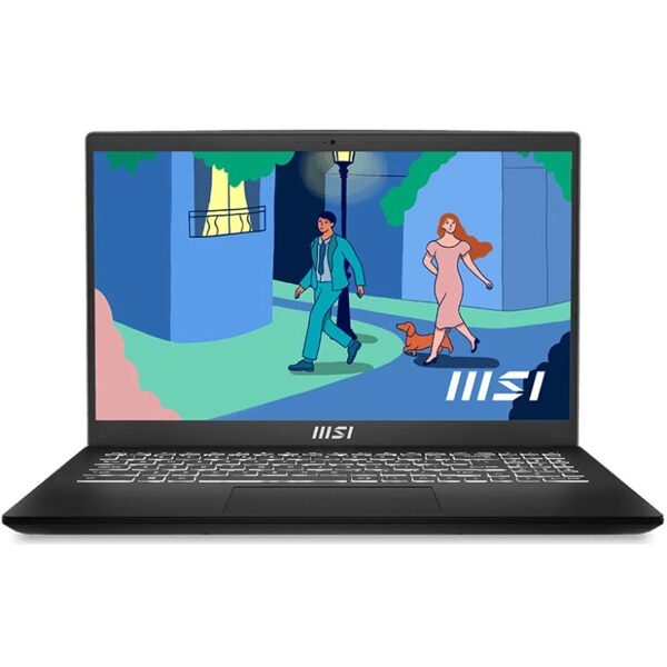 MSI Modern 15 B12M-212XRU Intel Core i7 1255U 1700MHz/15.6/1920x1080/16GB/512GB SSD/DVD нет/Intel Iris Xe Graphics/Wi-Fi/Bluetooth/DOS (9S7-15H112-212) Black