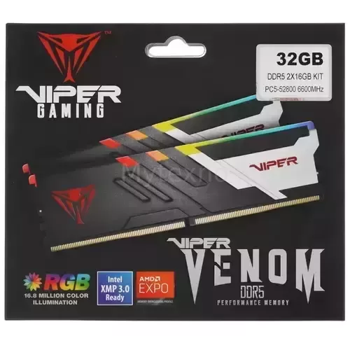 Оперативнаяпамять32Gb6600MHzPATRIOTVIPERVENOMRGB(PVVR532G660C34K)_4