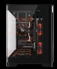 Компьютерный корпус 1STPLAYER UVIEW UV6 Black (UV6-BK)