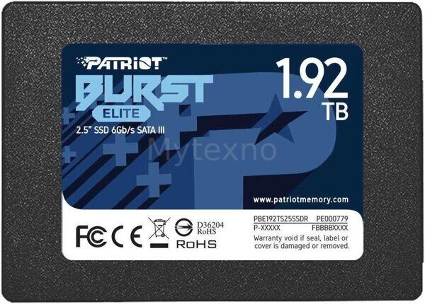 Твердотельный накопитель Patriot 1920 Gb BURST E PBE192TS25SSDR