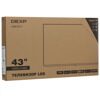 43 (108 см) LED-телевизор DEXP 43FCY1 черный