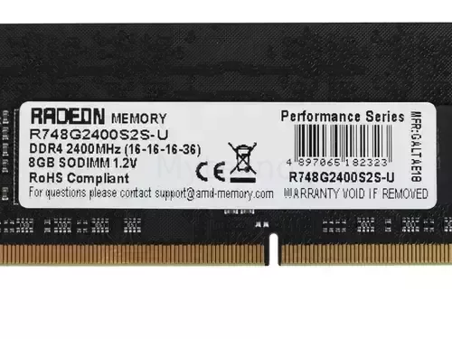 Оперативнаяпамять8Gb2400MHzAMDSODIMMR7PERFOMANCESERIESBlack(R748G2400S2S-U)_2