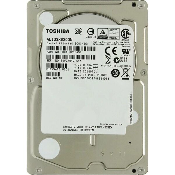 Жёсткий диск 300Gb SAS Toshiba (AL13SXB300N)