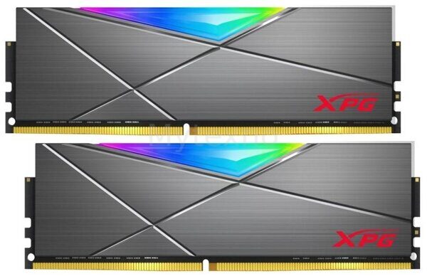 Оперативная память 32 Gb 3600 MHz ADATA XPG SPECTRIX D50 RGB Grey (AX4U360016G18I-DT50)