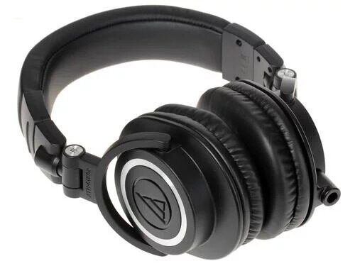 Проводные наушники Audio-Technica ATH-M50X черный