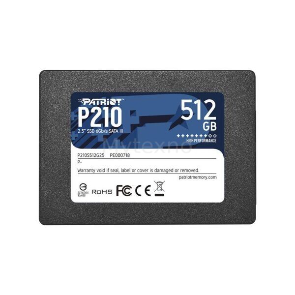 Твердотельный накопитель Patriot 512 Gb P210 P210S512G25