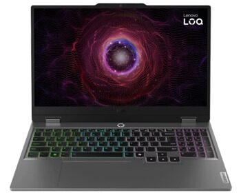 15.6" Ноутбук Lenovo LOQ 15ARP9 серый