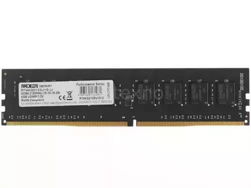 Оперативная память 4 Gb 2133 MHz AMD DIMM R7 PERFOMANCE SERIES Black (R744G2133U1S-U)