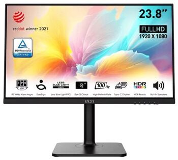 23.8 Монитор MSI Modern MD2412P черный [9S6-3PA59H-095]