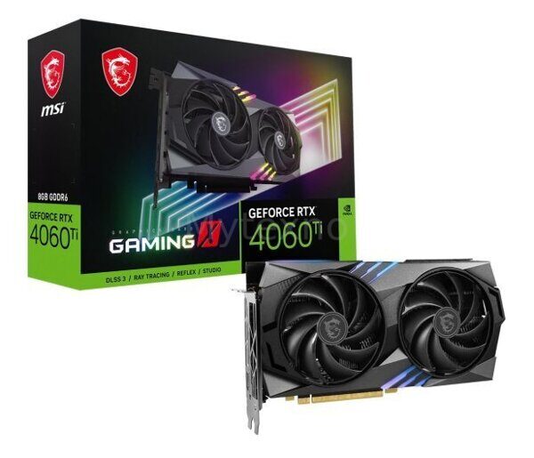 Видеокарта MSI GeForce RTX 4060 Ti Gaming X 8G GDDR6