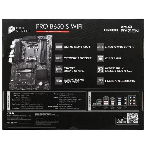 Материнская плата MSI PRO B650-S WIFI