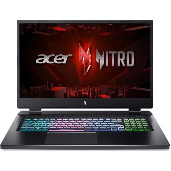 Acer Nitro 17 AN17-51-59MB Intel Core i5 13500H 2600 MHz/17.3/2560x1440/16GB/1024GB SSD/NVIDIA GeForce RTX 4050 6GB/Wi-Fi/Bluetooth/Без ОС (NH.QK5CD.002) Black