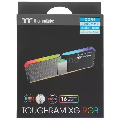 Оперативнаяпамять16Gb4000MHzThermaltakeTOUGHRAMXGRGBBlack(R016D408GX2-4000C19A)_4