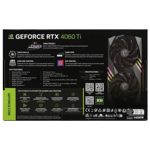 ВидеокартаMSIGeForceRTX4060TiGAMING[GeForceRTX4060TiGAMING16G]_9_5467708