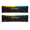 Оперативная память 16 Gb 3733 MHz Kingston FURY Beast RGB Black (KF437C19BB2AK2/16)