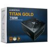 Блок питания Montech 750W TITAN GOLD Black (TIS0123) 16 Pin (PCIe 5.0 Connector Cable Details)