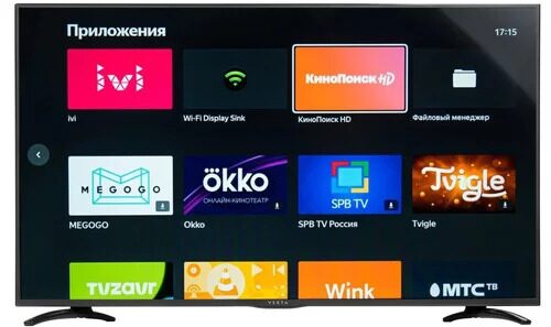 55 (140 см) LED-телевизор Vekta LD-55SU8815BS черный