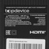50 (127 см) LED-телевизор Topdevice TDTV50CS08U черный