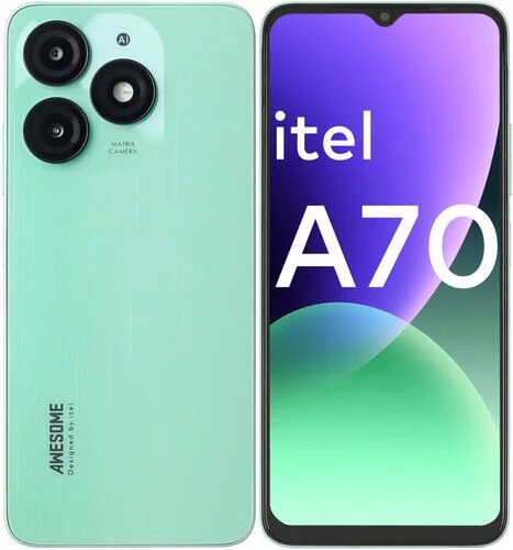 6.6 Смартфон Itel A70 256 ГБ зеленый