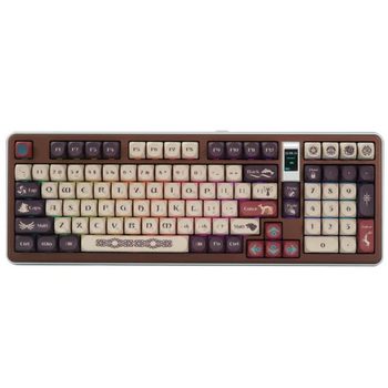 Клавиатура проводная + беспроводная AJAZZ AC100 MAX цвет коричневый [AC100MAX-IC39]