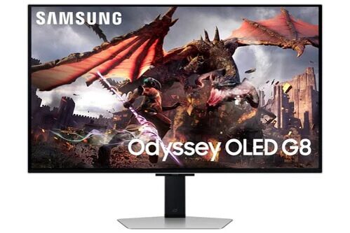 31.5" Монитор Samsung Odyssey OLED G8 G80SD серебристый