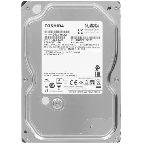 2 ТБ Жесткий диск Toshiba DT02 [DT02ABA200]