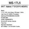 17.3 Ноутбук MSI Katana B12VFK-463XRU черный [9S7-17L541-463]