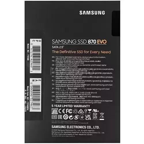 ТвердотельныйнакопительSamsung500Gb870EVOMZ-77E500BW_5